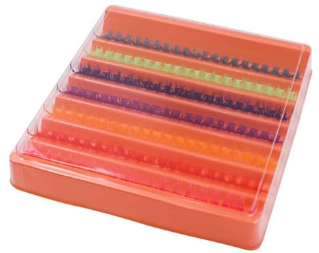 Sarini Cluster de Cils colorés,Faux Cils individuels de 14 mm,Cils bouclés vaporeux,Extension de Cils DIY à la Maison,140 Cils en grappe colorés