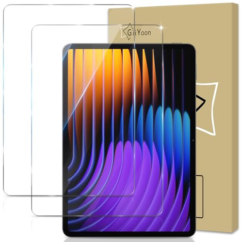 GiiYoon-2 Piezas Protector Pantalla para Xiaomi Pad 7/ Xiaomi Pad 7 Pro 2024 11,2 Pulgadas Cristal Templado, [Sin Burbujas] [Alta Definicion] [9H Dureza] Vidrio Templado