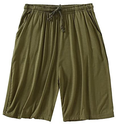 Herren-Pyjamahose, Loungewear, Nachtwäsche, bequem, weich, leicht, Sommer, lässig, Strand, Baggy-Shorts, Outdoor, Fitnessstudio, Laufshorts für Herren, AG, 7XL