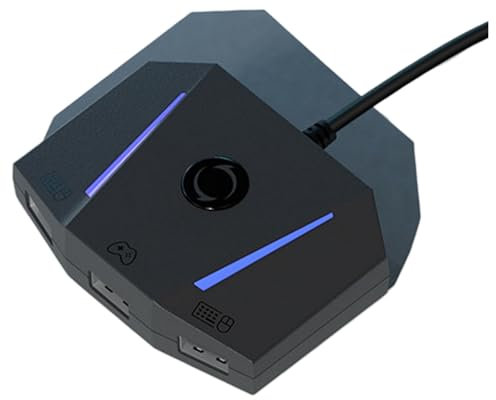 VX2 Aimbox Game Console Mouse e Convertitore della Tastiera, Convertitore MNK, con Jack Audio da 3,5 Mm, Controllo delle App, per PS 4, per X Box Series X/S, per
