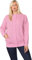 pretty attitude Women Winter Chunky Cable Knit Ladies Long Sleeve Aran Crew Neck Warm Cardigan (UK, Numeric, 14, Regular, Regular, Dusty Pink)