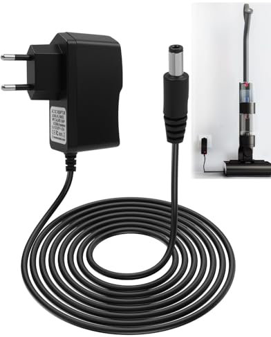 Caricabatterie da 26 V per aspirapolvere, compatibile con Hoover H-Free 100 200 300 500 700 800 HF122RH HF122GPT HF522NPW HF522SFP, cavo da 1,8 m, caricatore rapido e sicuro durevole