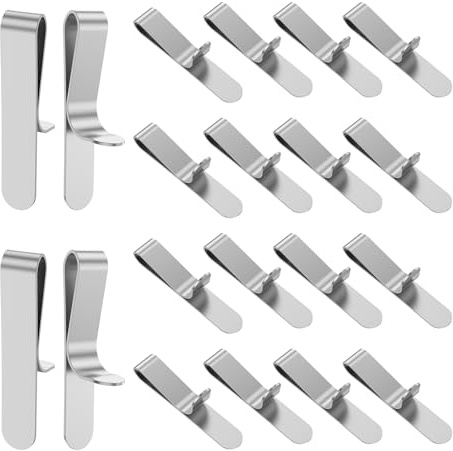 20 Stück Tortenring Clips, Cake Reparing Clip Kuchenringfixierclip Kuchenring Befestigung Verstellbare Edelstahl Verstellbarer Kuchenringhalter Backzubehör für Zubehör Backform Klammern Halter