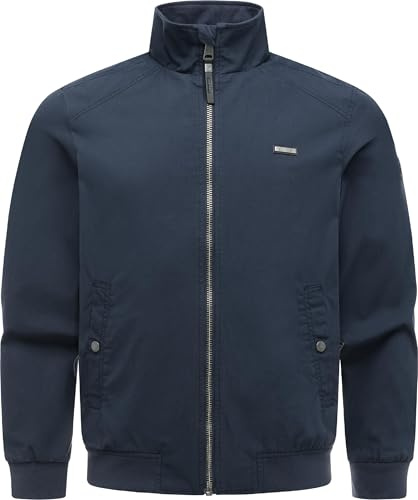 Ragwear Herren leichte Übergangsjacke kurze Jacke mit Stehkragen und weichen Bündchen Izzyk YOUMODO S-6XL