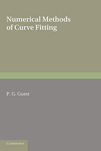 Numerical Methods of Curve Fitting
