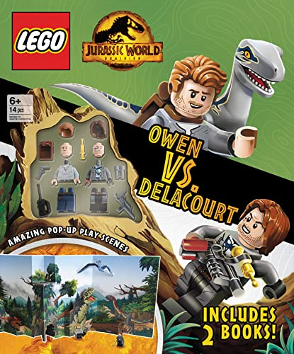 Lego Jurassic World Dominion Activity Landscape Box: Owen VS. Delacourt