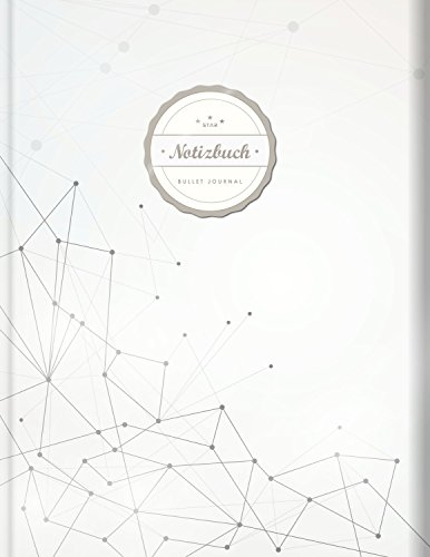 BULLET JOURNAL (©Star, A4, 156 Seiten, Softcover) || Mit Register || XXL Punktraster Notizbuch, Tagebuch, Gepunktete Seiten, Dot Grid Notebook, „Geometrisch“