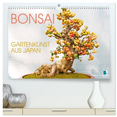 Gartenkunst aus Japan: Bonsai (hochwertiger Premium Wandkalender 2026 DIN A2 quer), Kunstdruck in Hochglanz: Miniatur Zen-Garten: Miniaturbäume sind Ästhetik in Perfektion (CALVENDO Hobbys)