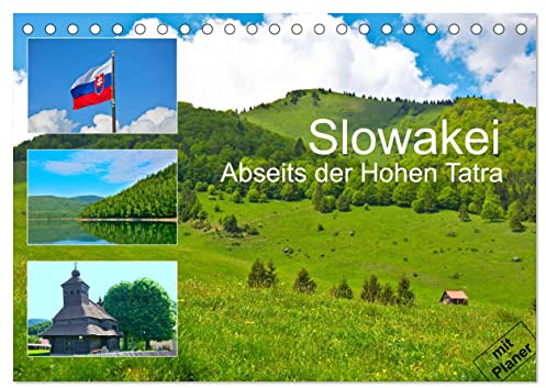 Slowakei - Abseits der Hohen Tatra (Tischkalender 2026 DIN A5 quer), CALVENDO Monatskalender: Eindrücke aus dem Burgenland Europas (CALVENDO Natur)