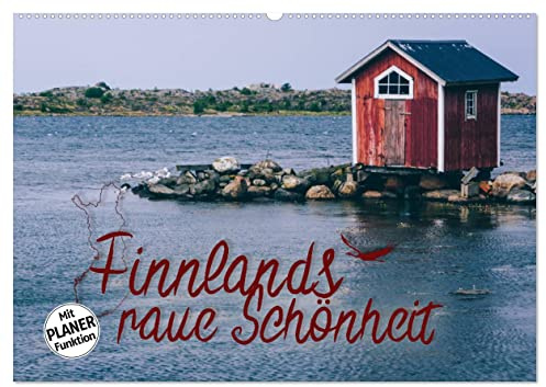 Finnlands raue Schönheit (Wandkalender 2026 DIN A2 quer), CALVENDO Monatskalender: Planeredition - Die raue Schönheit finnischer Landschaften begleitet Sie durch das Jahr (CALVENDO Orte)