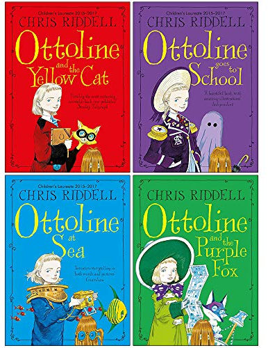 Chris Riddell Ottoline Collection 4 Books Set ( Books 1 To 4 )