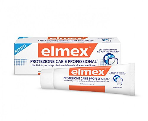ELMEX Prot Carie Profes Toothpaste 75ml Unflavored Tube