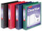 Cardinal 1.5 Inch 3 Ring Binder, D Ring, Assorted, Black, Red, Blue, Green 4 Pack, Holds 375 Sheets (29300)