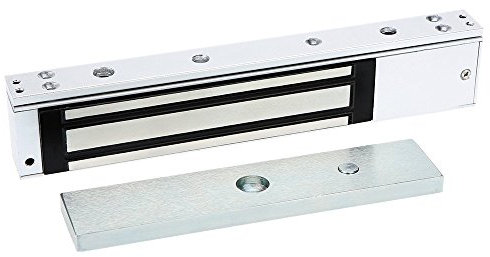 YANGHX 600lbs Electromagnetic Lock Holding Force for Access Control Single Door 12V (600)