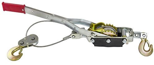 Manual Winch 4 Ton Cable Puller Long Handle Ratchet Winch