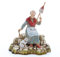 Moranduzzo Filatrice per Presepe da Cm 10 Scala 1:20 - Statuine Presepe Indistruttibili - Stile 700', Pittura Rifinita a Mano, Prodotto Ufficiale, Made in Italy, Scultore M. Landi