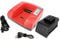 PowerSmart® Chargeur rapide pour Milwaukee 0724-20, 0779-20, 48-11-2830, M28 BX (Rouge)