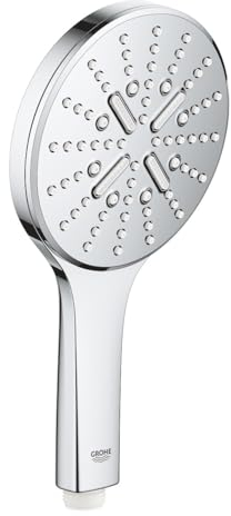 GROHE Rainshower 130 SmartActive | Handbrause 3 Strahlarten | chrom | 26574000