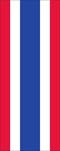 flaggenmeer® Flagge Thailand 120 g/m² ca. 400 x 150 cm mit Hohlsaum für Ausleger