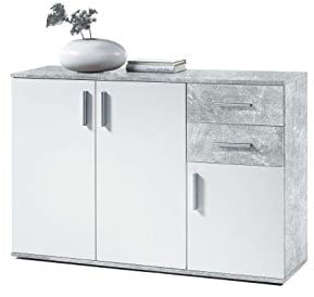 AVANTI TRENDSTORE Bea - Cassettiera/comó in Legno Laminato nella misura 120x82x35 cm, disponibile in diversi colori. Perfetto per soggiorni, ingressi o camere da letto