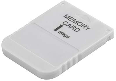 PS1 Memory Card 1 Mega Memory Card For Playstation 1 One PS1 PSX Game Useful Practical Affordable White 1M 1MB