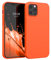 kwmobile Hülle kompatibel mit Apple iPhone 12 Pro Max Hülle - weiches TPU Silikon Case - Cover geeignet für kabelloses Laden - Neon Orange