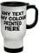 Shopagift Personalised Travel Mug Any Text Message Birthday Mother's Father's Day Custom Cup