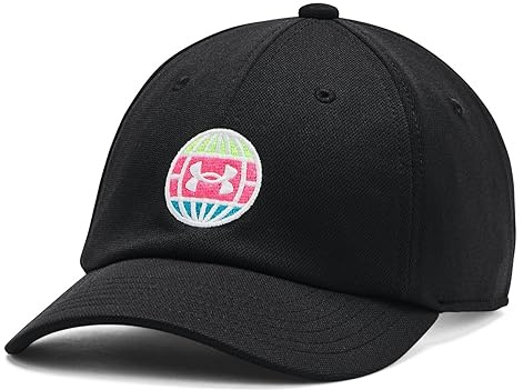 Under Armour Blitzing ADJ Hat Sportmütze für Kinder, Schwarz (002) / Schwarz, One Size