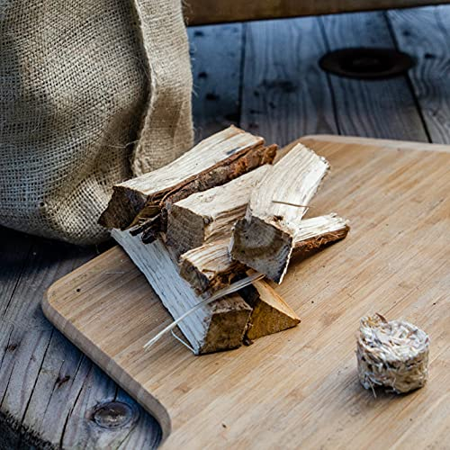 Leña de madera dura de alta calidad, apta para hornos de pizza, hogueras y quemadores de leña