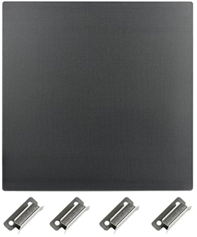 IdeaFormer 3D Drucker Glasplatte 310x310 mm,Verbessertes Glas Druckbett,Professionelles Glas Druckplatte mit 4 Clips für CR-10,Anet A8 Plus,Artillery SW-X1/X2