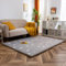 BYBYME Velvet Baby Play Mellow Mat 3cm Thick Area Rug, Crawling Carpet with Non-Slip Fluffy Short Pile, Perfect Carpets for Kids Gift, Exercise and Crawling (Moon&Star, 150×200cm)