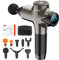 Cotsoco Massage Gun Deep Tissue with 4800 mAh Battery and Multi-Colored LED Display Touchscreen, Silent Massage Gun Muscle Massager with 8 Massage Heads…
