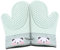 FELTECHELECTR 2st Isolationshandschuhe Topflappen-Handschuhe Ofenhandschuh Backofen Handschuhe Topfhandschuhe Backhandschuh Aus Silikon Grillzubehör Baumwolle Fäustlinge Langer Handschuh Mann