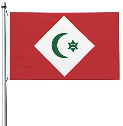 Rif Amazigh People Drapeau Drapeaux 3x5 Ft Décoration extérieure Drapeau Léger Bannière Home Party Drapeaux Yard 3x5 Drapeaux
