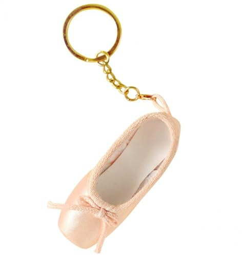 Wudaizhi Mini Satin Pointe Schuhe Keyring Ballet Schuh Niedlich