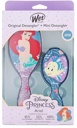 Wet Brush - Disney Princess Original Entwirrungsset + Mini Bürste Ariel