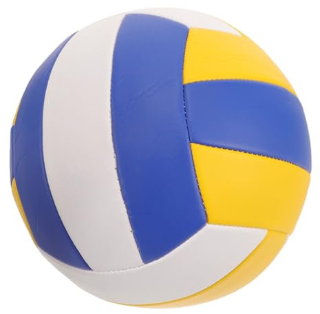 Milisten Soft Volleyball Für Training Und Sport Übungsball Mit Maschinennähten Volleyballball Für Beachvolleyball Und Hallenspiel Trainingsvolleyball Aus Dickem Material Outdoor-Volleyball