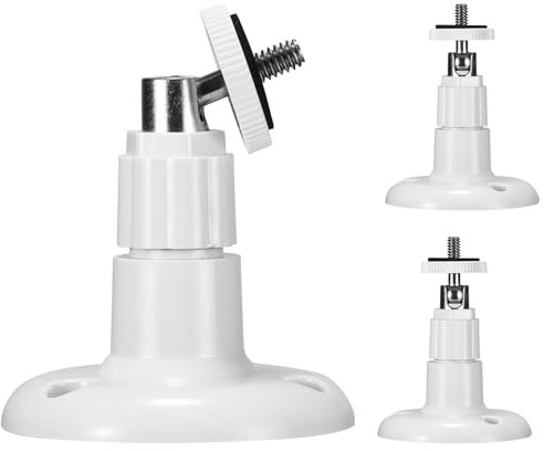 3 Pack Ring Camera Mounting Bracket, 360° Adjustable Security Wall Camera Mount Bracket, Ring Stick UP Outdoor Camera Mount Bracket for Cameras, Easy Installation for Arlo Ring Surveillance Camera