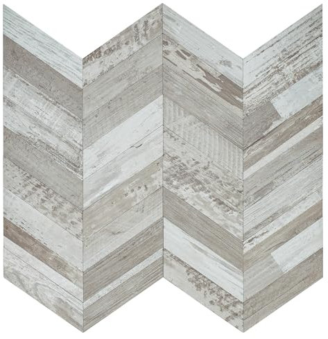 d-c-fix Wandfliese Premium Herringbone (29,6 x 25,3 cm) - Klebefliese für Küche, Bad & Küchenrückwand – selbstklebend & wasserdicht