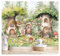 Fototapete Kinderzimmer, Wald, Waldtiere Bäume, Fee, Fantasy Tapeten für Kinder Babyzimmer Vlies Tapeten wandtapete Mädchen und Jungen. Tapete Mädchen Fee