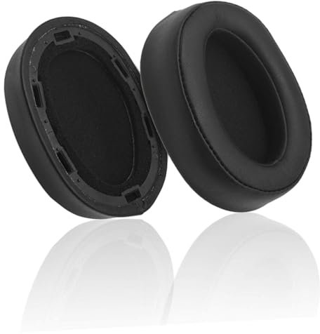 jojofuny Ersatz-ohrpolster Bequeme Schwammkissen Für -100abn-kopfhörer Schwarz