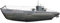 FMOCHANGMDP German Navy U-VIIB Submarine Maßstab 1/350 Modellbausatz Flugzeugträger, Spielzeug und Geschenke für Erwachsene,7,5 x 2 Zoll