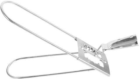 HAPINARY Folding Mop Holder Support Frame for Floor Cleaning Flat Mop Frame Stainless Steel Structure for Home and Office Use