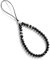CHUQING Handykette Perlen Kurz Handyband Phone Lanyard Schwarz Handschlaufe Handy Perlenkette Anhänger Kette Handgelenk
