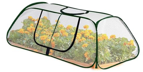 Invernadero Exterior,Protector Portátil con Puerta | 114 x 55 Centímetros Carpas Aceleradoras De Flores,para Jardinería Hortalizas Frutas Flores Interior Exterior Patio Balcón Granja