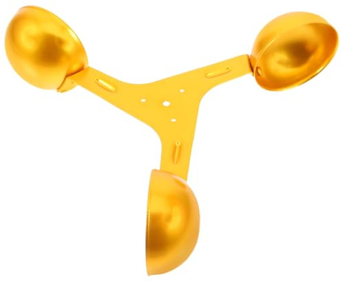 SHINEOFI Anemometer Windgeschwindigkeitsmesser Aluminium Windmesser Sensor für Wetterstationen Gewächshaus Schiffe Langlebig Stabil
