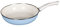 Riess, 0057-032, Ceramicglas Pfanne Pastell- blau 28, CLASSIC EMAILLEPFANNE, Durchmesser 28 cm, Höhe 6.5 cm, Inhalt 2.2 Liter, Emaille, blau, Induktion