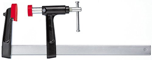 Bessey PZ4.012 Rapid Action Clamp with No Twist Clamping Action & 12 Capacity, x 4 Throat Depth, Red/Black by Bessey