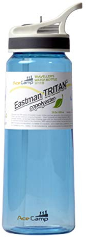 AceCamp Tritan 15556 Trinkflasche – Sportflasche auslaufsicher – BPA-frei – 750 ml, Blau