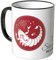 WANDKINGS® Tasse, Motiv Sternzeichen Skorpion - SCHWARZ